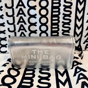 Marc Jacobs Silver Mini Bag